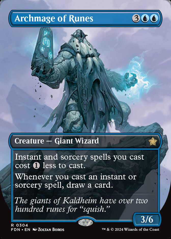 Archmage of Runes, Foundations Card Art