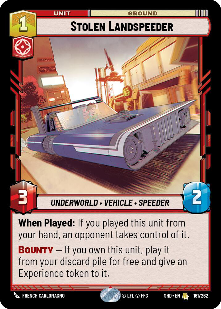 Stolen Landspeeder - Foil