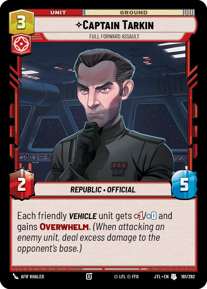 Captain Tarkin, Full Forward Assault, Jump to Lightspeed Card Art