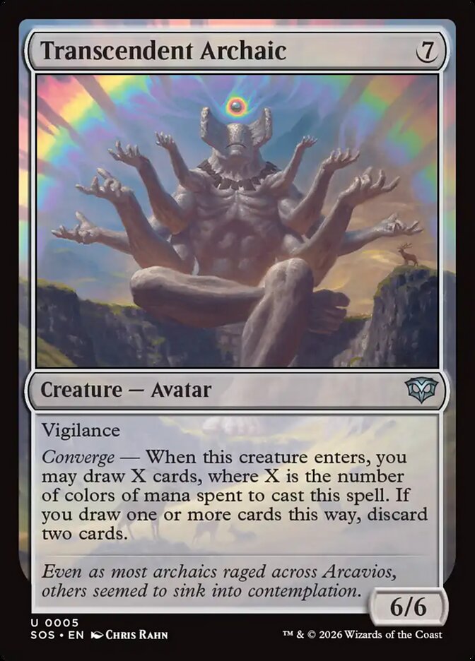 Transcendent Archaic, Secrets Of Strixhaven Card Art