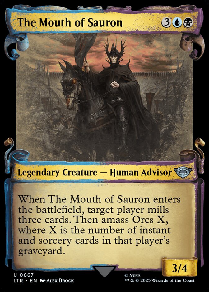 The Mouth of Sauron, The lord of the rings: tales of middle-earth Card Art