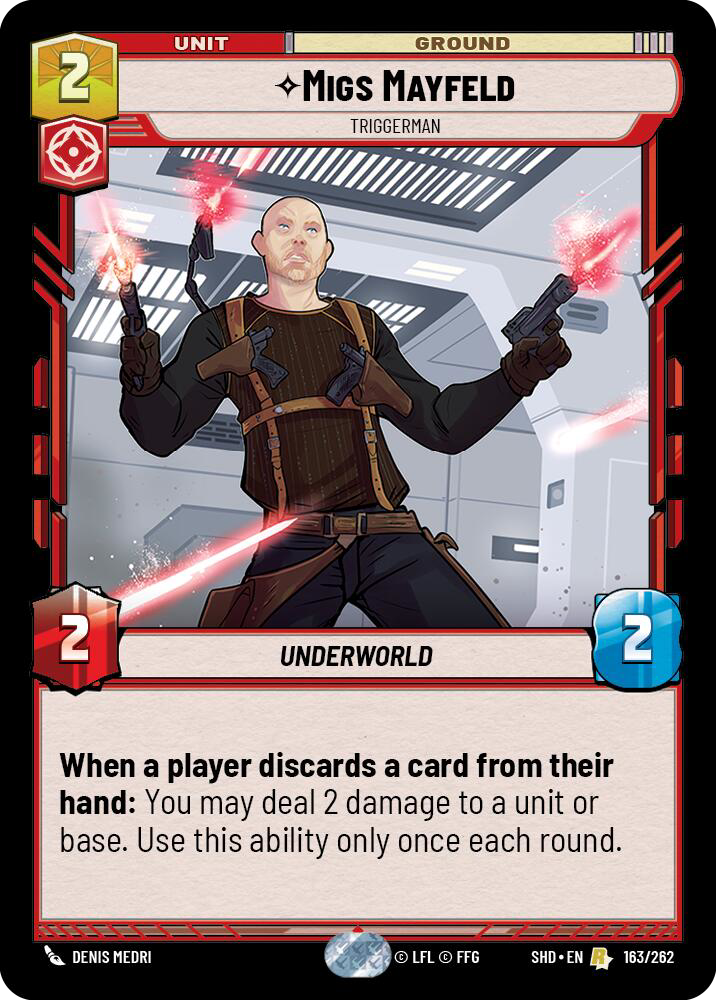 Migs Mayfeld, Triggerman - Foil
