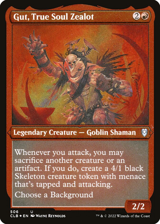Gut, True Soul Zealot - Etched Foil