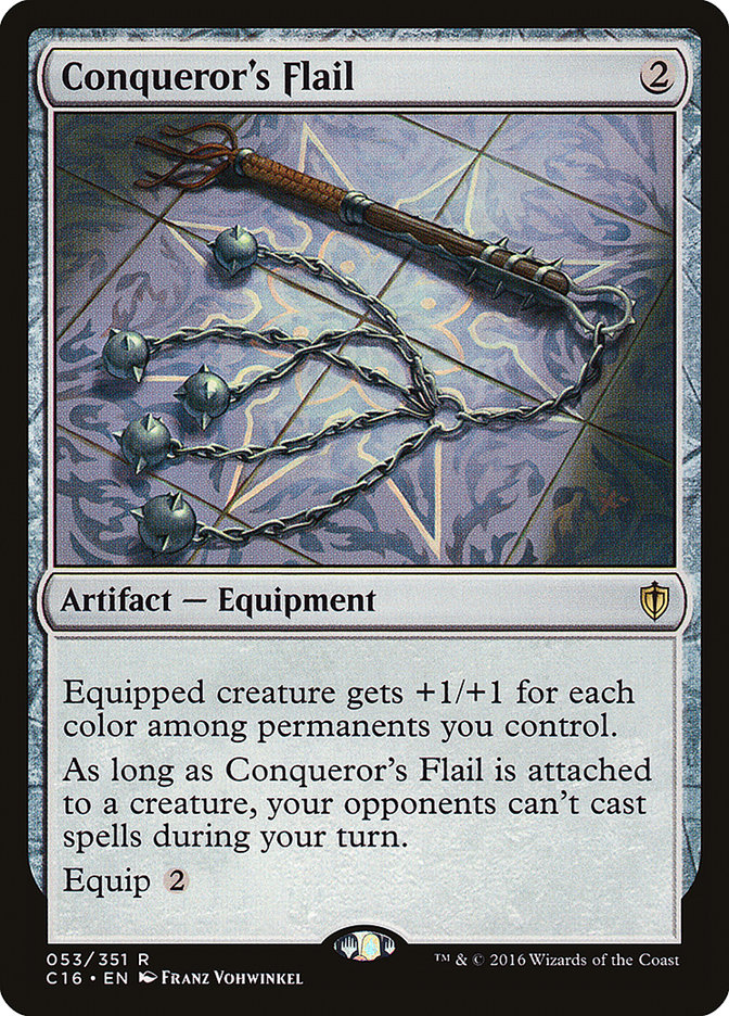 Conqueror's Flail, Commander 2016 Card Art