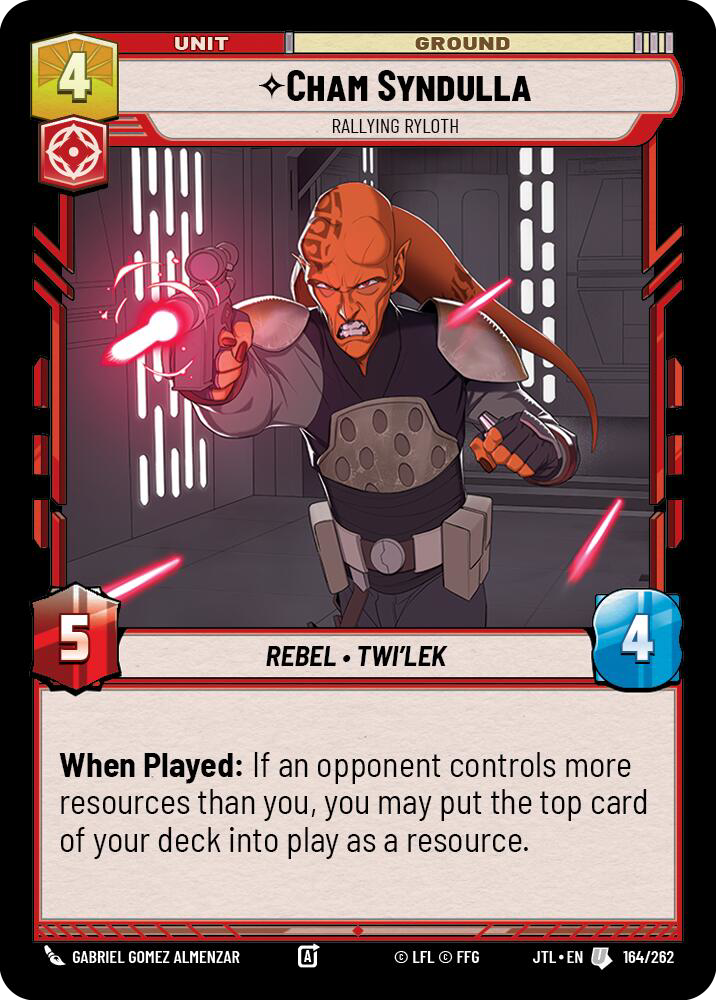 Cham Syndulla, Rallying Ryloth, Jump to Lightspeed Card Art