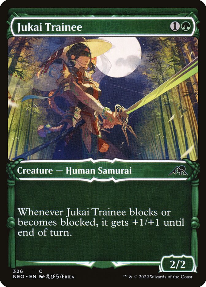 Jukai Trainee, Kamigawa: neon dynasty Card Art