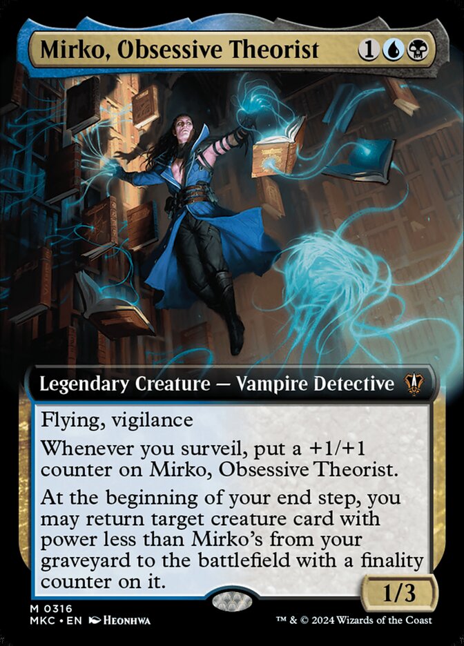 Mirko, Obsessive Theorist, Murders at karlov manor commander Card Art