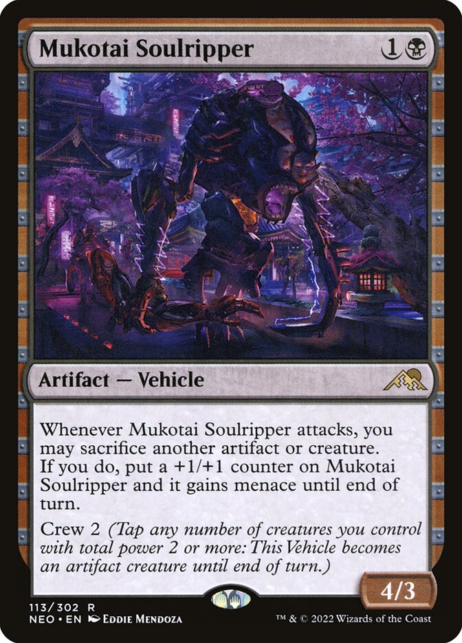 Mukotai Soulripper, Kamigawa: neon dynasty Card Art