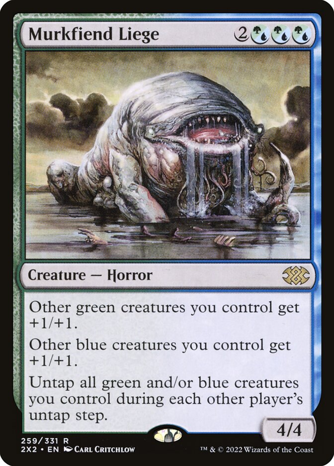 Murkfiend Liege, Double Masters 2022 Card Art