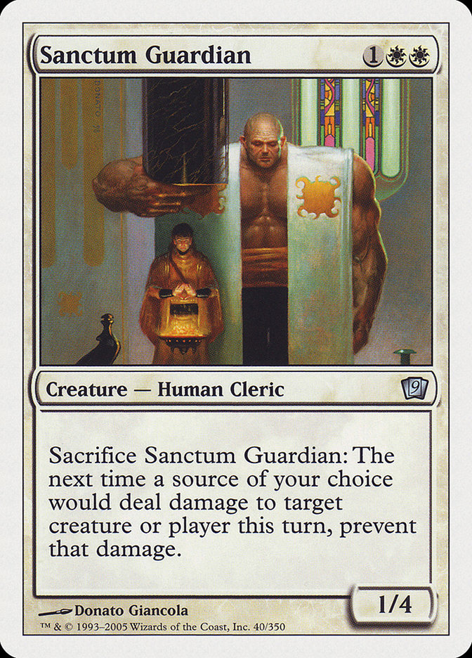 Sanctum Guardian, Ninth edition Card Art