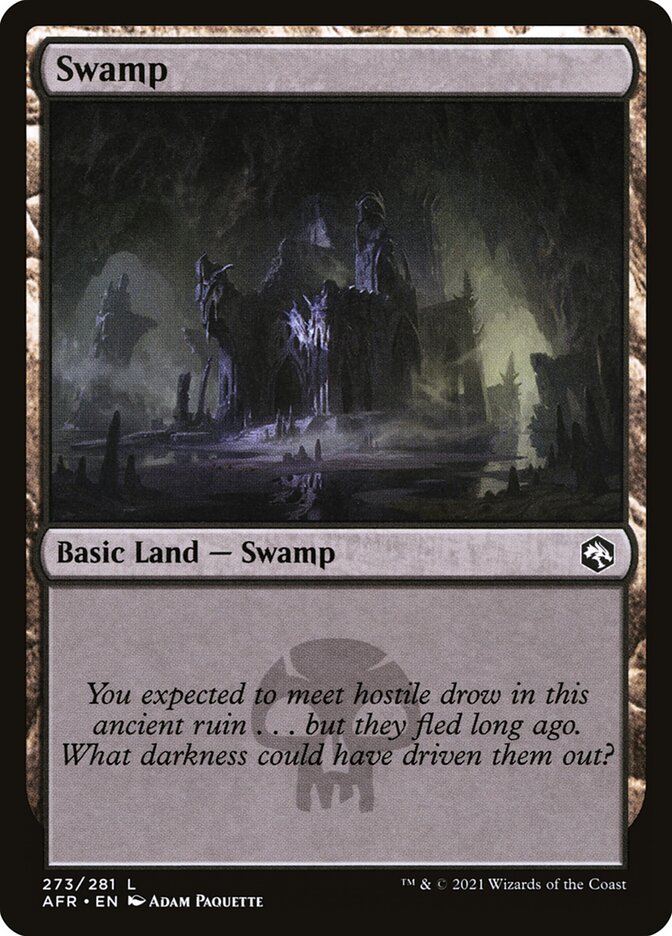 Swamp, Adventures In The Forgotten Realms Card Art