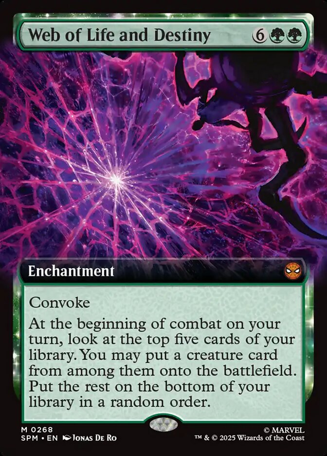 Web of Life and Destiny, Marvel'S Spider-Man Card Art