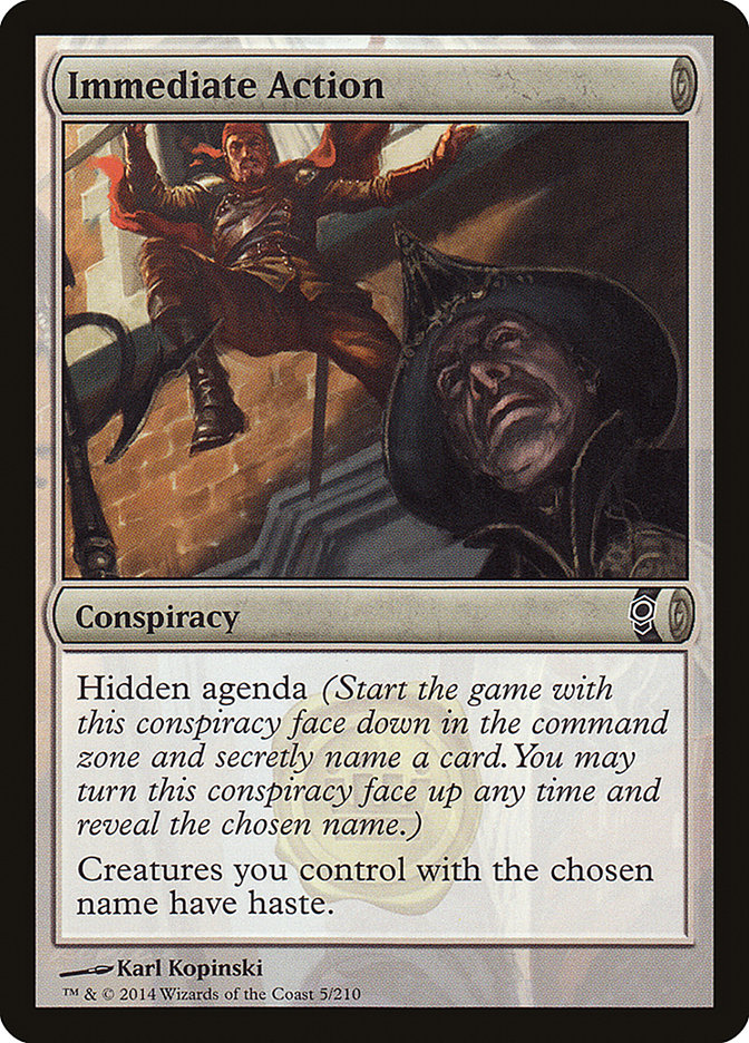 Immediate Action, Conspiracy Card Art
