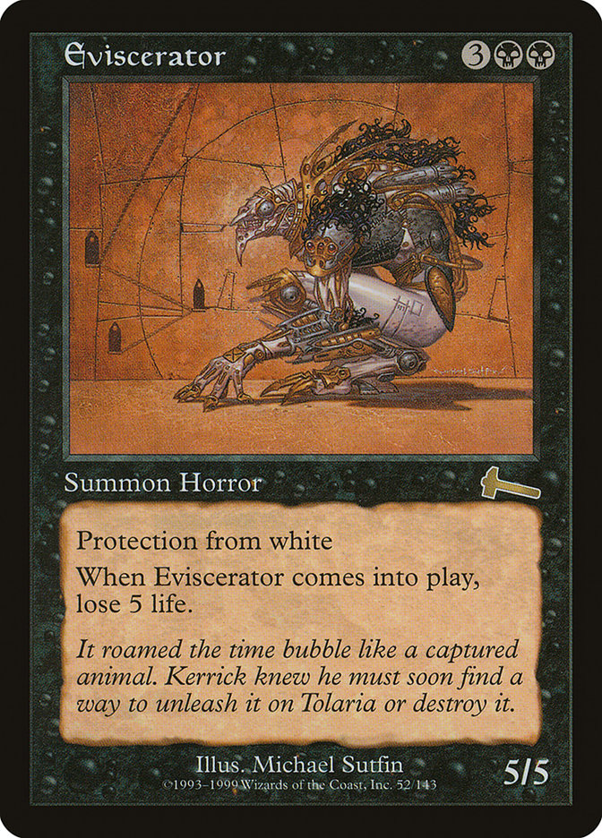 Eviscerator, Urza's legacy Card Art