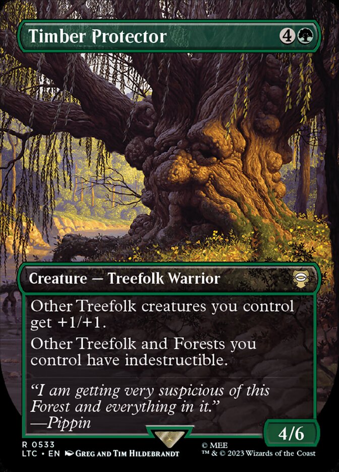 Timber Protector, Tales Of Middle-Earth Commander Card Art