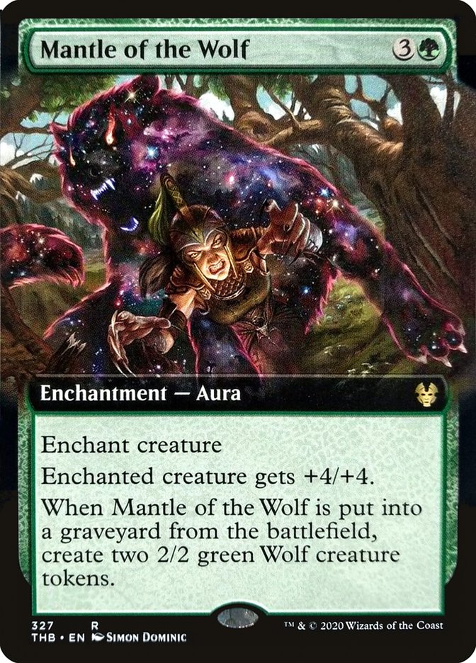 Mantle of the Wolf, Theros beyond death Card Art
