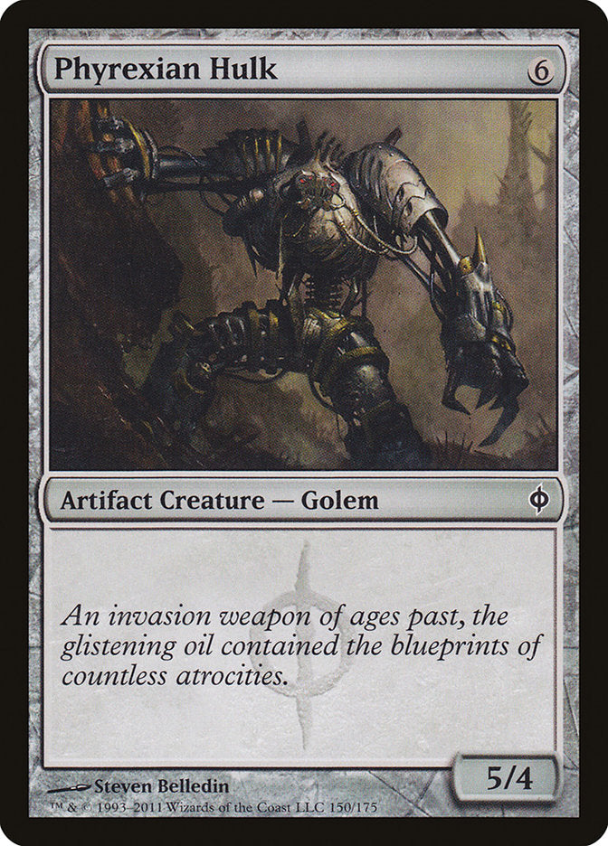 Phyrexian Hulk, New phyrexia Card Art