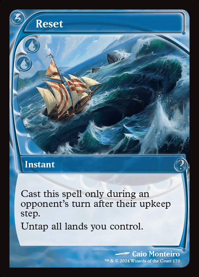 Reset, Mystery Booster 2 Card Art