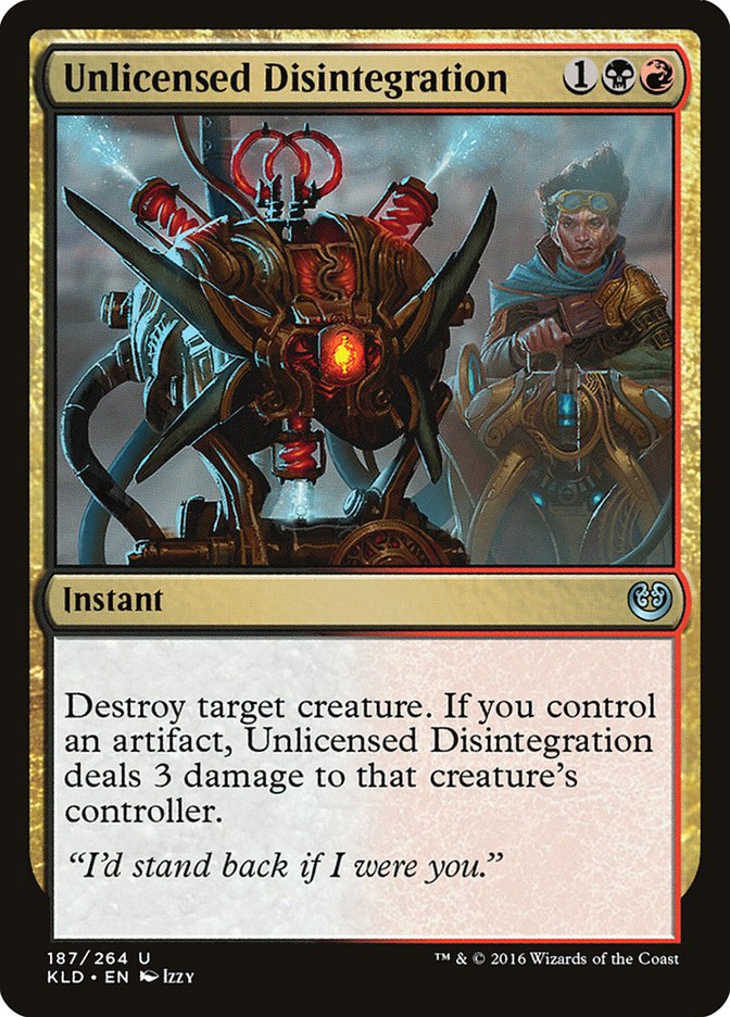 Unlicensed Disintegration - Foil
