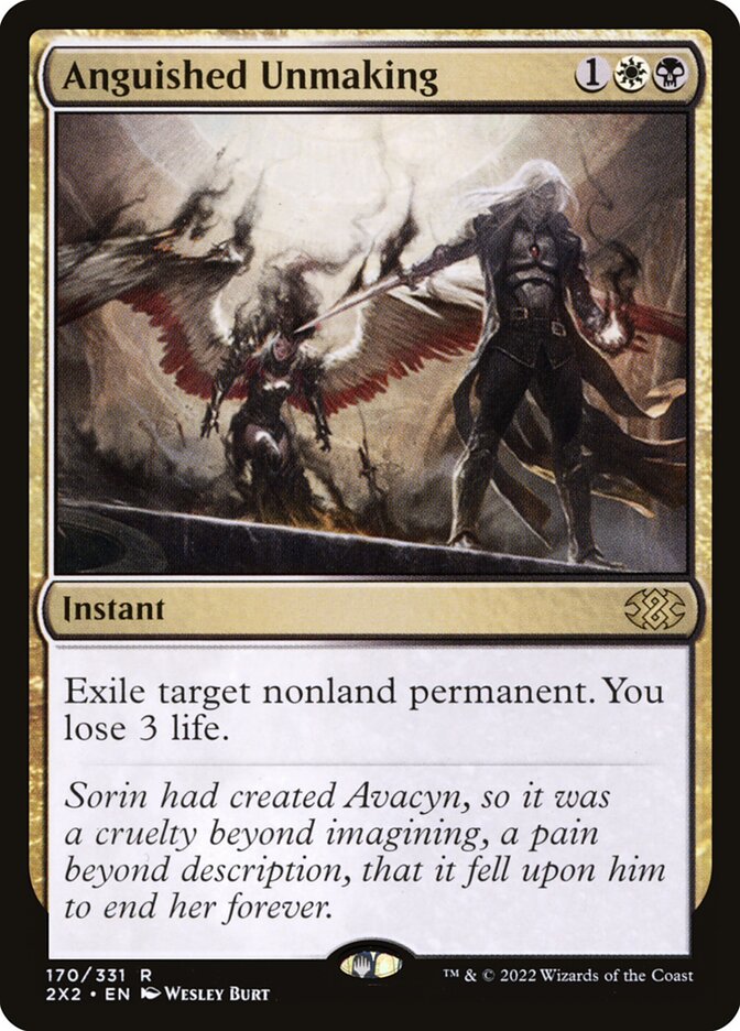 Anguished Unmaking, Double Masters 2022 Card Art