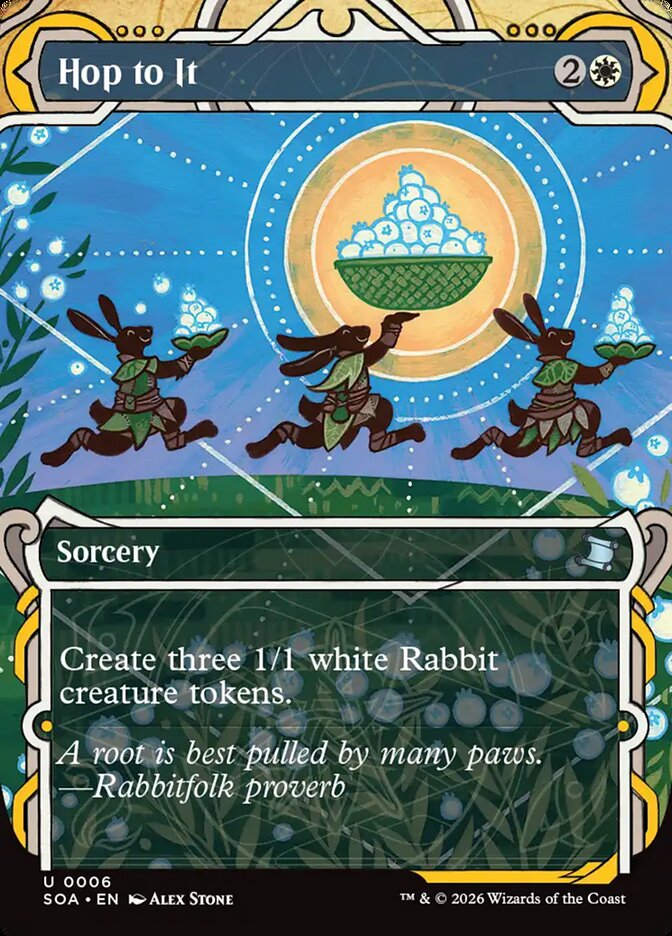 Hop to It, Secrets Of Strixhaven Mystical Archive Card Art