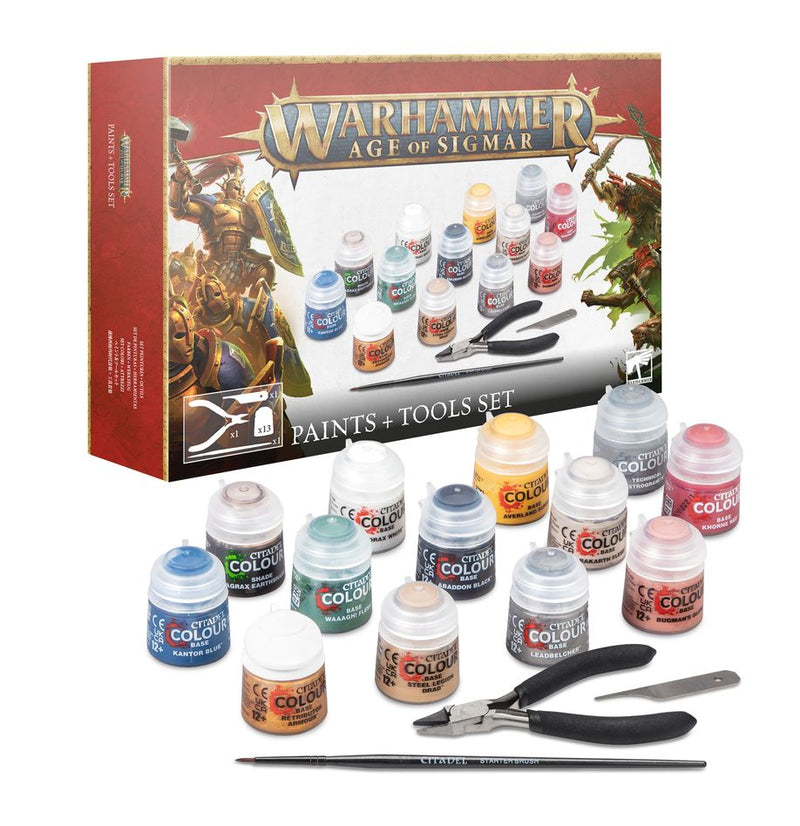 Warhammer: Age of Sigmar - Paints + Tools Set (2024)