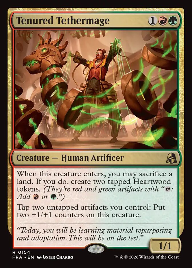 Tenured Tethermage, Reality Fracture Card Art
