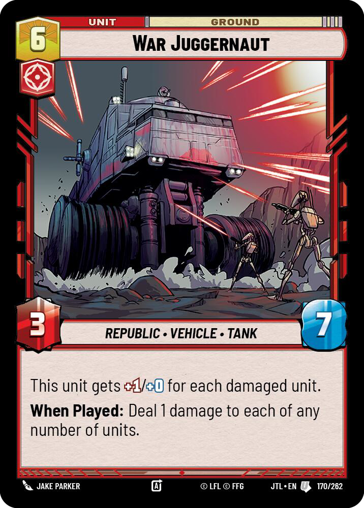 War Juggernaut, Jump to Lightspeed Card Art