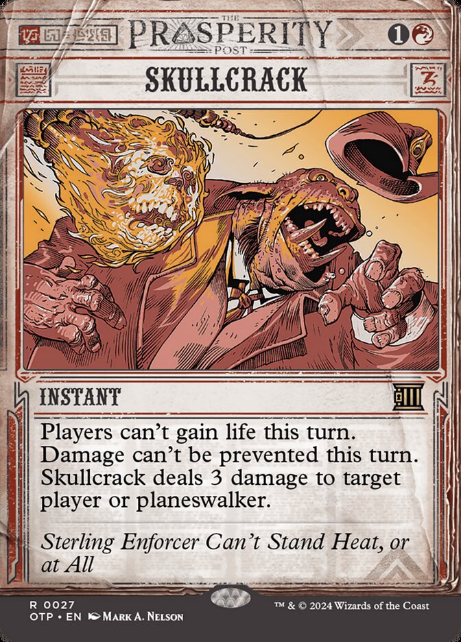 Skullcrack, Breaking News Card Art