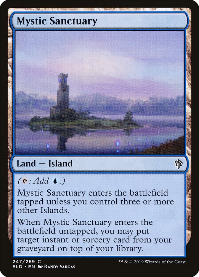 Mystic Sanctuary, Throne of eldraine Card Art