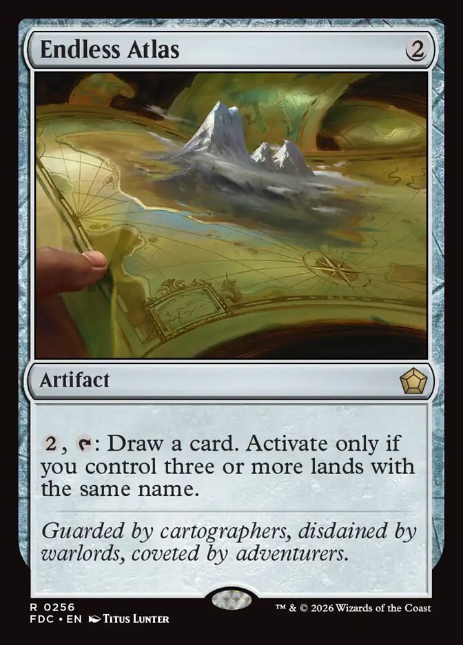 Endless Atlas, Foundations Commander Card Art