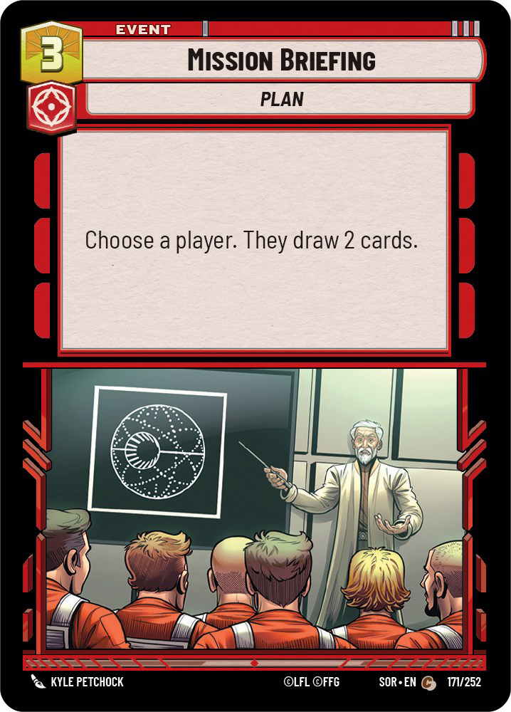 Mission Briefing, Spark of Rebellion Card Art
