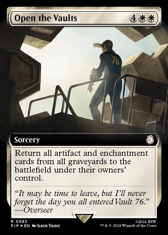 Open the Vaults, Fallout Card Art