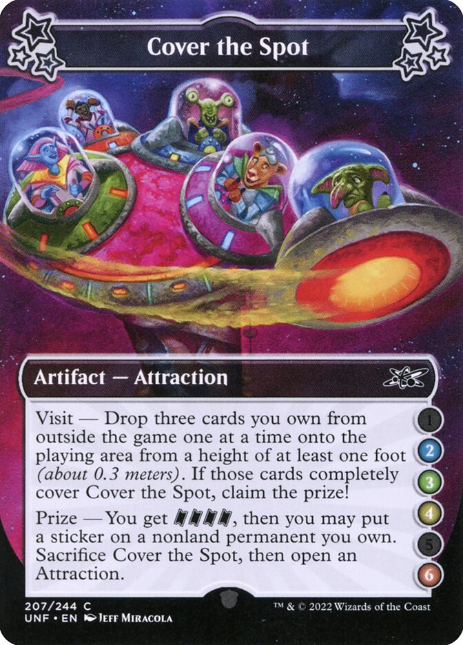 Cover the Spot, Unfinity Card Art
