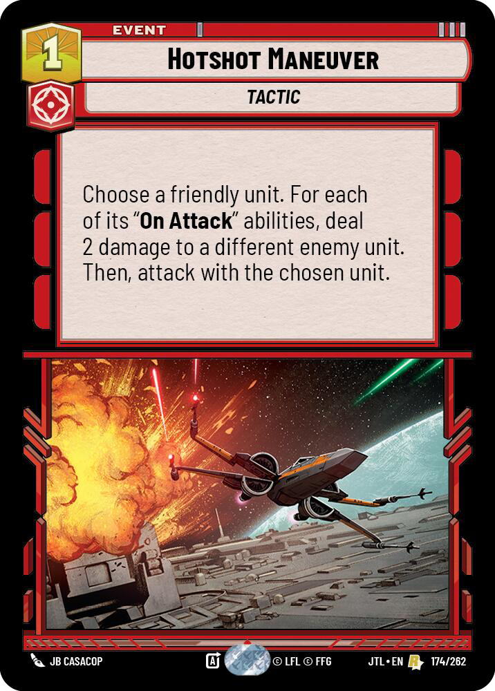 Hotshot Maneuver, Jump to Lightspeed Card Art
