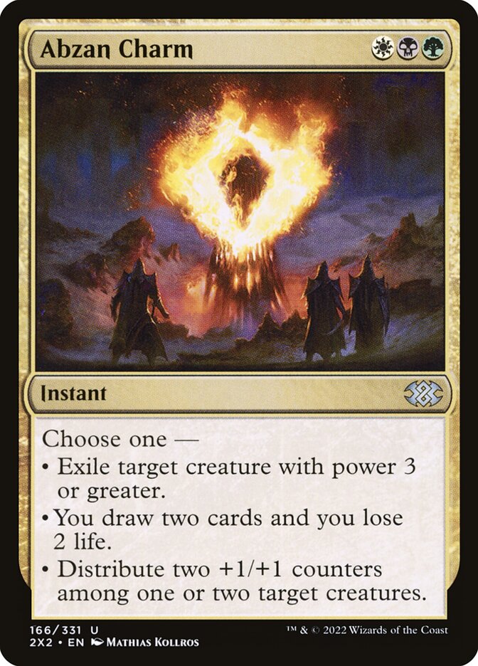 Abzan Charm, Double masters 2022 Card Art