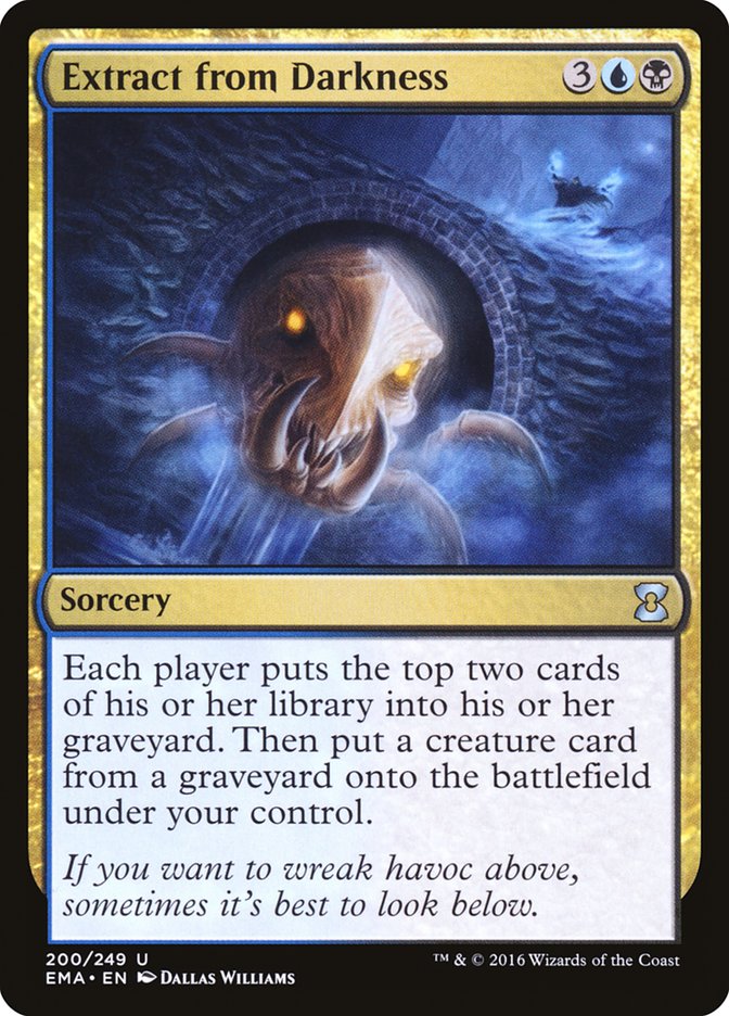 Extract from Darkness, Eternal Masters Card Art