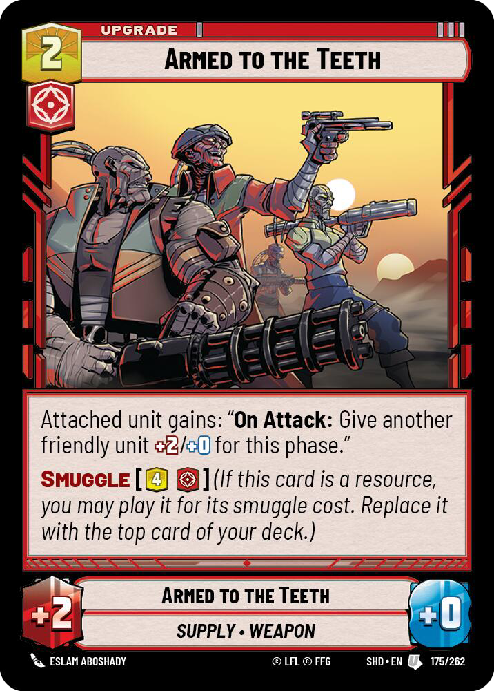 Armed to the Teeth, Shadows of the Galaxy Card Art