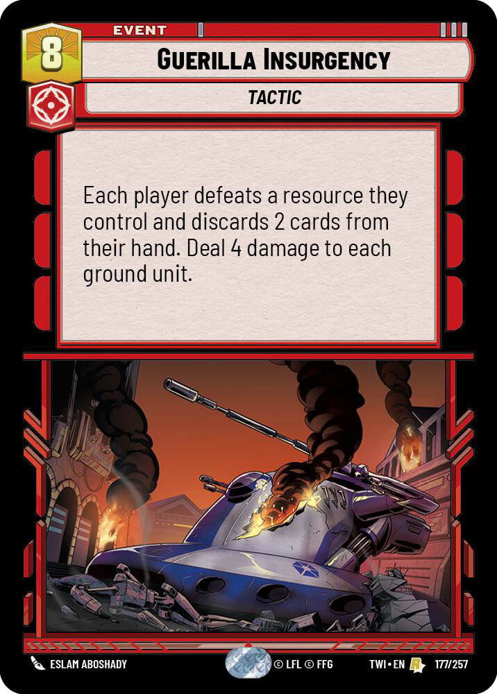 Guerilla Insurgency, Twilight of the Republic Card Art