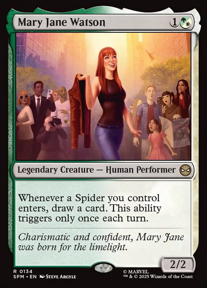 Mary Jane Watson, Marvel'S Spider-Man Card Art