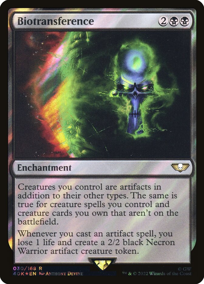 Biotransference, Warhammer 40,000 Commander Card Art