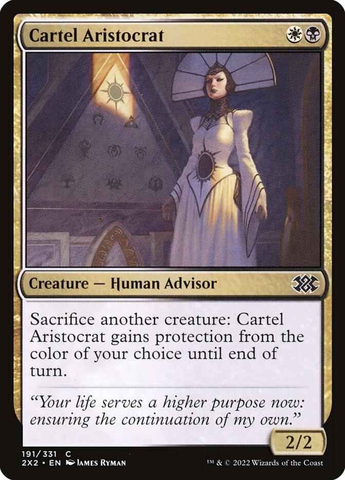 Cartel Aristocrat, Double Masters 2022 Card Art