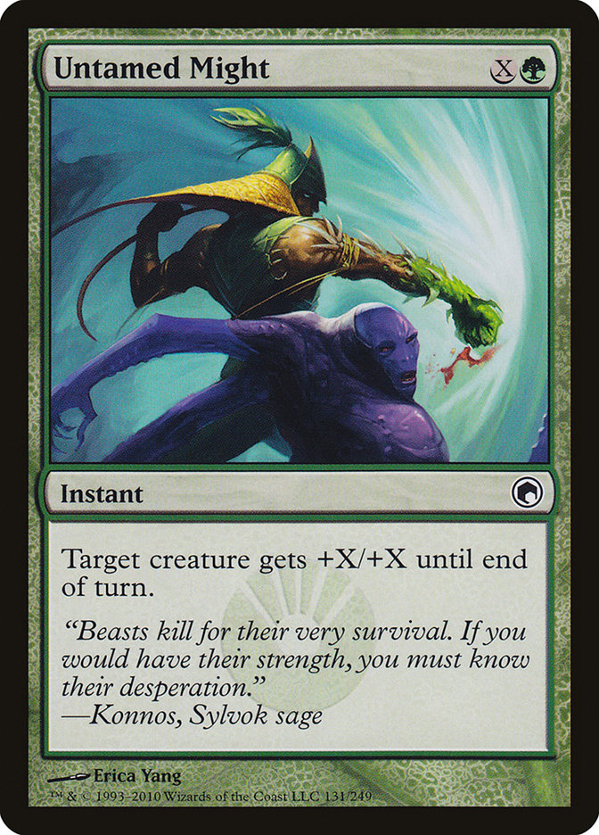 Untamed Might, Scars of mirrodin Card Art