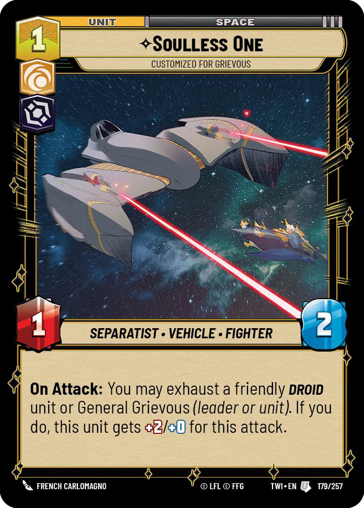 Soulless One, Customized for Grievous, Twilight of the Republic Card Art