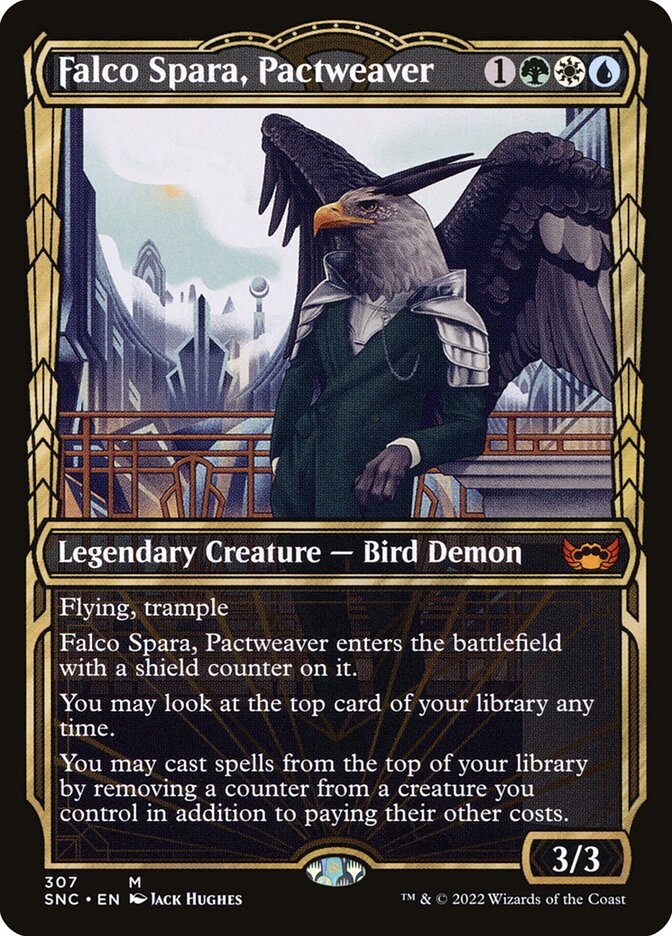 Falco Spara, Pactweaver, Streets of new capenna Card Art