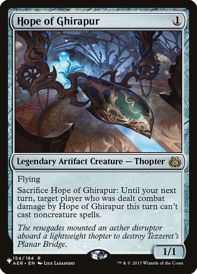 Hope of Ghirapur, The List Card Art