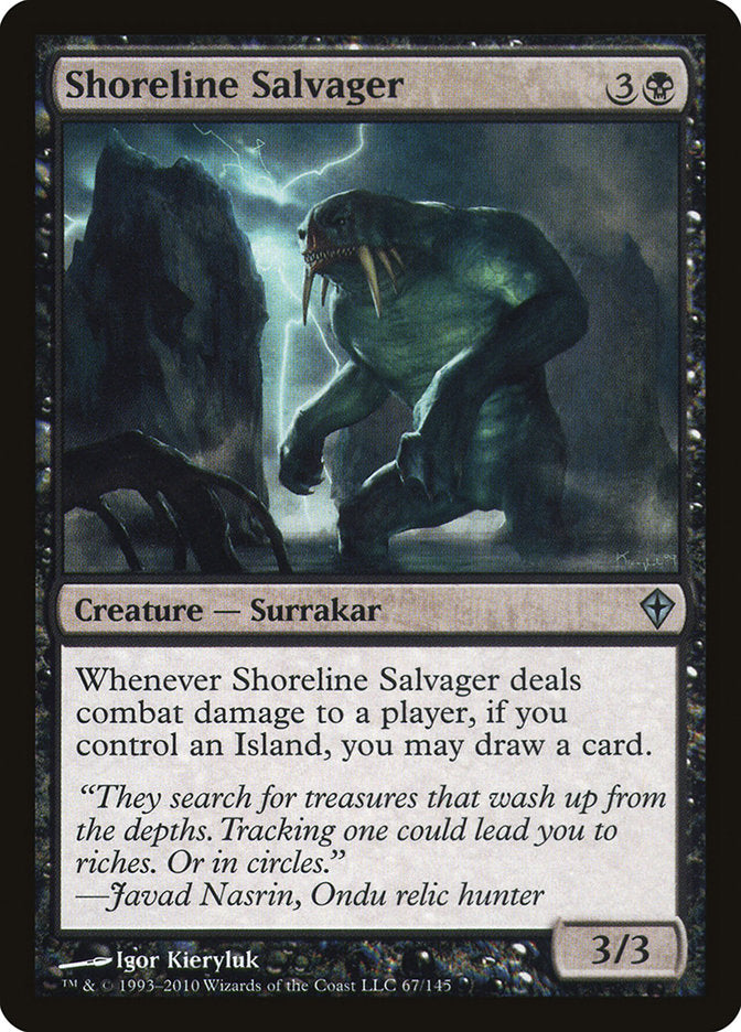 Shoreline Salvager, Worldwake Card Art