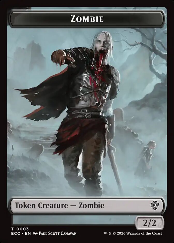 Zombie, Lorwyn Eclipsed Commander Tokens Card Art