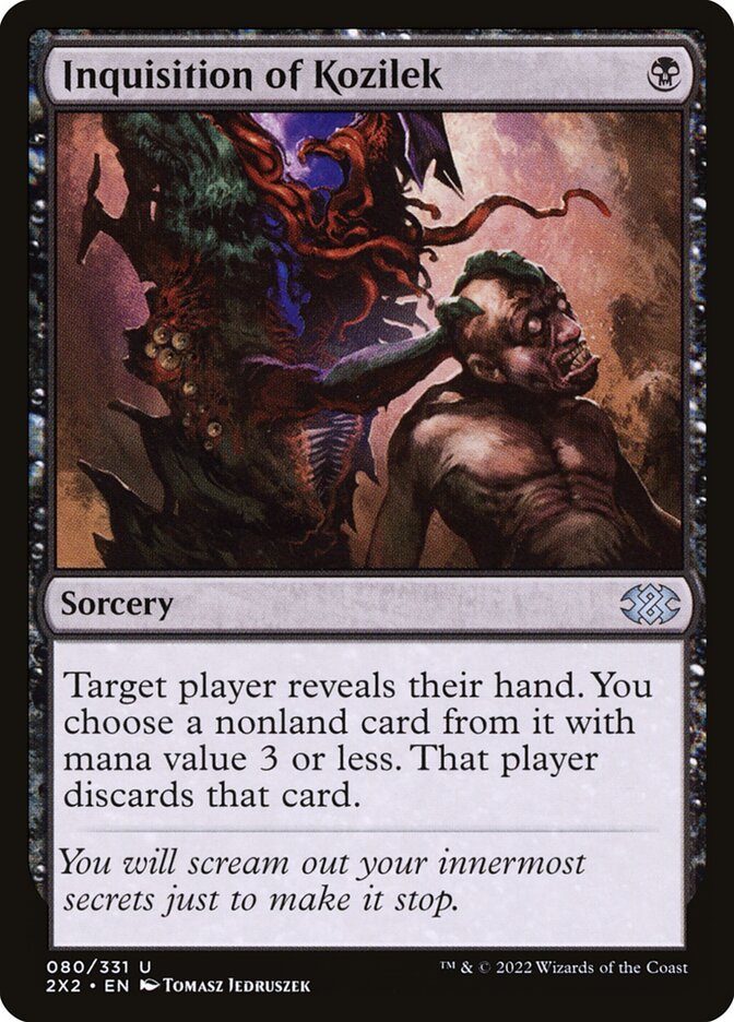 Inquisition of Kozilek, Double Masters 2022 Card Art