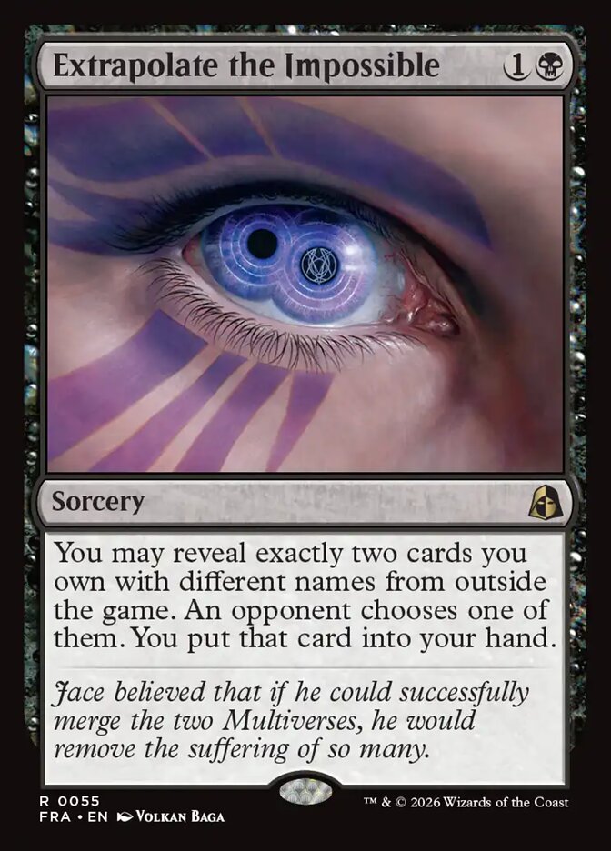 Extrapolate the Impossible, Reality Fracture Card Art